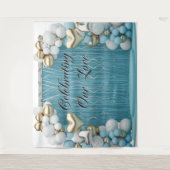 Romantic Love Banner Backdrop Wall Art  タペストリー (正面)