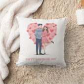 Romantic Love Cushion | Valentine Gift for Couples クッション (ブランケット)