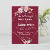 Romantic Love Magical Red Wedding  招待状 (スタンド正面)