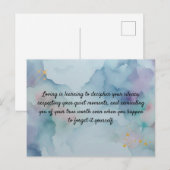 Romantic Love Message Keepsake Card | Safe Haven Q ポストカード (正面/裏面)