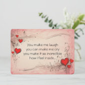 Romantic Love Poem Card for Someone Special  シーズンカード (スタンド正面)