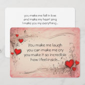 Romantic Love Poem Card for Someone Special  シーズンカード (正面/裏面)