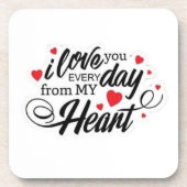 Romantic Love Quote コースター (正面)