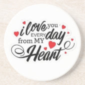 Romantic Love Quote コースター (正面)