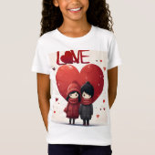 Romantic Love Quote Design  Tシャツ (正面)