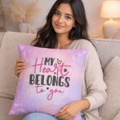 Romantic Love Quote Valentine’s Day Gift クッション