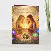 Romantic Love Red Rose Fairy for Her カード (裏面)