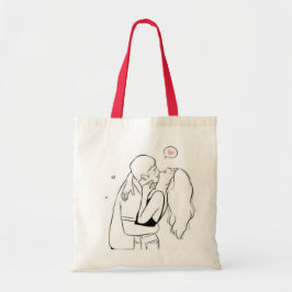 Romantic Love Tote Bag – Stylish & Meaningful Gift トートバッグ