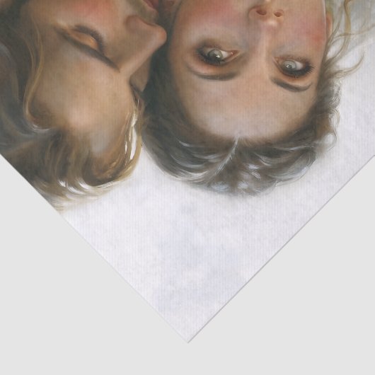 Romantic Lovers Gentle Embrace Decoupage 薄葉紙 (詳細)