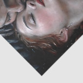 Romantic Lovers Red Gown Decoupage 薄葉紙 (詳細)