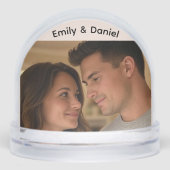 Romantic Lovers Snow Globe Enchanting Couple (正面)