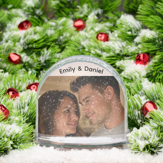 Romantic Lovers Snow Globe Enchanting Couple (クリスマス)