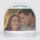Romantic Lovers Snow Globe Enchanting Couple (裏面)