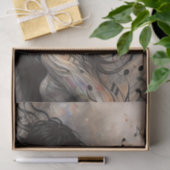 Romantic Lovers with Flowing Music Decoupage 薄葉紙 (ギフト)