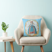 Romantic Marie Antoinette pillow Blue クッションB クッション (椅子)