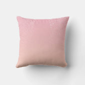 Romantic Marie Antoinette Throw Pillow Pink クッション (裏面)
