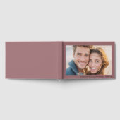 Romantic Maroon Classic Photo ゲストブック (全面)