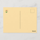 Romantic Meadow – Elegant Floral Birthday Touch ポストカード (裏面)