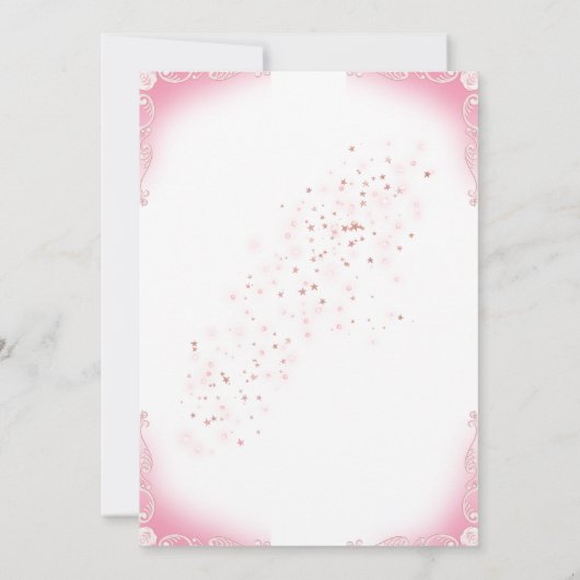 Romantic Minimal Wedding Invite 招待状 (裏面)