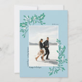 Romantic Mistletoe- Flat Photo Holiday Card シーズンカード (正面)