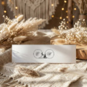 Romantic Monochrome Silhouette 招待状ベリーバンド