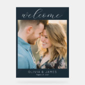 Romantic Navy Classic Photo アクリルサイン (正面)