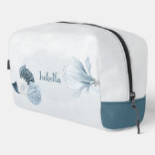 Romantic navy dusty blue flowers ドップキット (右コーナー)