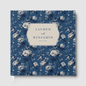 Romantic Navy Floral ElegANCE ゲストブック (正面)
