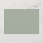 Romantic Neutral Blush Floral | 結婚披露宴 エンクロージャーカード (裏面)