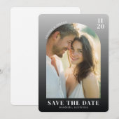 Romantic Neutral Minimalist Photo セーブザデート (正面/裏面)