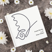 Romantic Neutral Toned Guestbook ノートブック