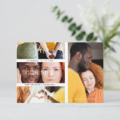 Romantic New Date Wedding Engaged 4 Photos Collage セーブザデート (スタンド正面)