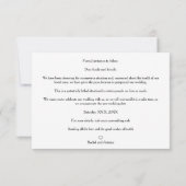 Romantic New Date Wedding Engaged 4 Photos Collage セーブザデート (裏面)