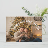 Romantic New Year's Card Celebrating our love シーズンカード (スタンド正面)