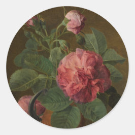 Romantic Old English Roses ラウンドシール