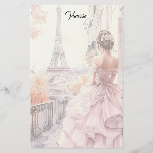 Romantic Paris  便箋 (正面)