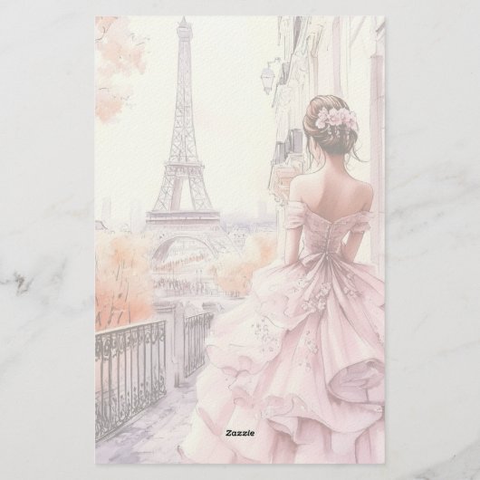 Romantic Paris  便箋 (裏面)