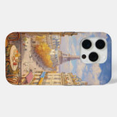 Romantic Parisian Balcony View Oil Painting Case-Mate iPhoneケース (裏面 (横))