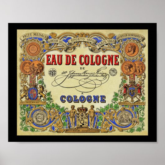 Romantic Parisian Perfume 1868 ポスター (正面)