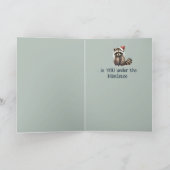 Romantic Partner in Crime & Mischief Raccoon カード (内部)