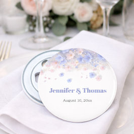 Romantic Pastel Cottagecore Wildflowers  Wedding 栓抜き