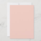 Romantic Pastel Floral Save the Date Card 招待状 (裏面)