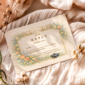 Romantic Pastel Graduation Party 出欠カード