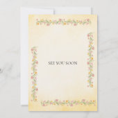 Romantic Pastel Indian Wedding Invite 招待状 (裏面)