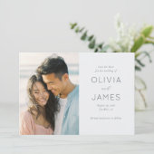 Romantic Pastel Minimalist Photo セーブザデート (スタンド正面)