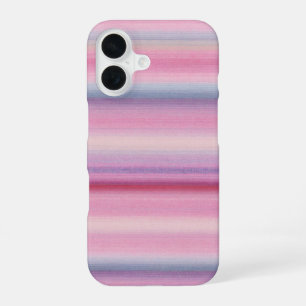 Romantic Pastel Stripe Phone Case iPhone 16ケース