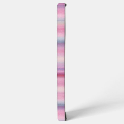 Romantic Pastel Stripe Phone Case Samsung Galaxyケース (左側面)