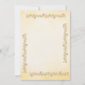 Romantic Pastel Wedding Stationery サンキューカード (裏面)
