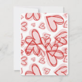 Romantic Personalized Valentine's Day Card ノートカード (裏面)