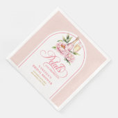Romantic Petals and Prosecco Shower Napkins Set (コーナー)
